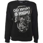 Roberto Geissini Herren Sweatshirt - DO What is Right Black 3XL