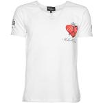 Weiße Roberto Geissini T-Shirts für Herren Größe XL 