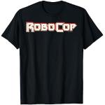 RoboCop Beige and Red Block Letter Movie Logo T-Sh
