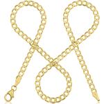 Nickelfreie Goldene Elegante Goldketten mit Weihnachts-Motiv aus Gold für Herren 