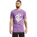 Violette ROCAWEAR T-Shirts für Herren Größe XL 