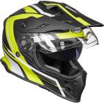 Rocc 782 Dekor Motocross Helme, schwarz-gelb, Größe S