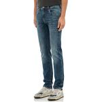Blaue True Religion Rocco Slim Fit Jeans aus Baumwolle für Herren Größe XXL 