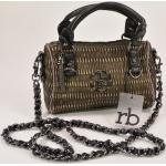 Goldene RoccoBarocco Kleine Handtaschen aus Kunstleder für Damen 