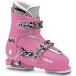 Roces Kinder Skischuhe Idea Up Größenverstellbar, Deep Pink-White, 30/35, 450491-009