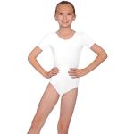 Roch Valley Prim kurzärmeliges Ballett Trikot aus Baumwolle Weiß 4 (38)
