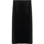 Reduzierte Schwarze Unifarbene Mango Midi Festliche Röcke aus Satin für Damen Größe S 