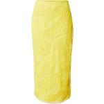 Gelbe Ralph Lauren Lauren by Ralph Lauren Midi Midiröcke mit Pailletten mit Reißverschluss für Damen Größe XS 