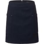 Reduzierte Mitternachtsblaue Unifarbene Street One Mini Miniröcke mit Reißverschluss aus Polyester für Damen Größe S Große Größen 