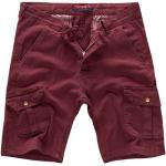 Bordeauxrote Casual Rock Creek Cargo-Shorts & kurze Cargohosen aus Baumwolle für Herren 
