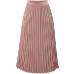 Pinke Bestickte Elegante Chiffonröcke aus Jersey für Damen Größe S für den für den Sommer 