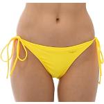 Gelbe Sexy Bikinihosen zum Binden ohne Verschluss für Damen Größe S 