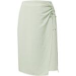 Mintgrüne Unifarbene Wickelröcke aus Polyester für Damen Größe XXL 