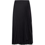 Reduzierte Schwarze Unifarbene Alba Moda Maxi Plisseekleider aus Kunstfaser für Damen Größe XS 