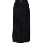 Reduzierte Schwarze Unifarbene Jacqueline de Yong Midi Festliche Röcke mit Reißverschluss aus Polyester für Damen Größe S 