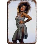 Rock Singer Tina Turner Classic Poster (14) Blechschild Vintage Metall Pub Club Cafe Bar Home Wandkunst Dekoration Poster Retro 20 x 30 cm