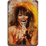 Rock Singer Tina Turner Classic Poster (9) Blechschild Vintage Metall Pub Club Cafe Bar Home Wandkunst Dekoration Poster Retro 20 x 30 cm
