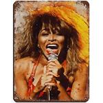 Rock Singer Tina Turner Classic Poster (9) Blechschild Vintage Metall Pub Club Cafe Bar Home Wandkunst Dekoration Poster Retro 30 x 40 cm