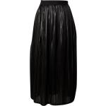 Reduzierte Schwarze Unifarbene ONLY Midi Festliche Röcke aus Polyester für Damen Größe M 
