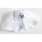 Weiße Bestickte Rock Star Baby Kinderhüte aus Baumwolle maschinenwaschbar 