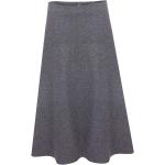 Anthrazitfarbene BERWIN & WOLFF Trachtenröcke mit Reißverschluss aus Polyester für Damen Größe XS für den für den Herbst 