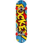 Rocket Complete Popart Mini-Skateboard, Unisex, Erwachsene, Mehrfarbig, 7,5 Zoll