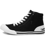 Reduzierte Schwarze Rocket Dog Jazzin High Top Sneaker & Sneaker Boots mit Reißverschluss für Damen Größe 40 