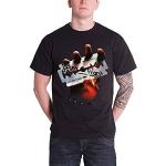 Rockoff Trade Herren Britischer Stahl T-Shirt, Schwarz, L