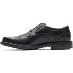 Schwarze Business Rockport Hochzeitsschuhe & Oxford Schuhe mit Schnürsenkel in Breitweite leicht für Herren Übergrößen 
