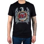 Schwarze Slayer T-Shirts für Herren Größe L 