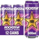 Rockstar Punched Tropical Guava Flavour 500ml (Packung mit 12 x 500 ml)