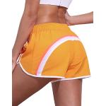 Orange Damenbadeshorts & Damenboardshorts durchsichtig aus Polyester Größe S für den für den Sommer 