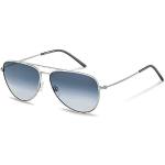 Silberne Rodenstock Retro Sonnenbrillen aus Stahl für Herren 