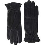 Roeckl Damen Klassiker Gerafft Handschuhe, Schwarz (Black 000), 7.5 (Herstellergröße: 7, 5)