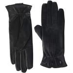 Roeckl Damen Klassiker gerafft Handschuhe, Schwarz (Black 000), 6.5 (Herstellergröße: 6, 5)