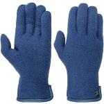 Royalblaue Roeckl Strick-Handschuhe für Damen Größe 7 für den für den Winter 