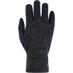 Schwarze Melierte Roeckl Bio Nachhaltige Handschuhe aus Nappaleder Größe 8 