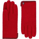 Rote Roeckl Damenhandschuhe aus Leder Größe 7.5 