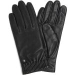 Reduzierte Schwarze Roeckl Gefütterte Handschuhe aus Leder für Damen Größe 7.5 für den für den Winter 