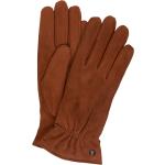 Reduzierte Braune Roeckl Klassiker Gefütterte Handschuhe aus Veloursleder für Damen Größe 7 für den für den Winter 