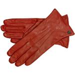 Reduzierte Rote Roeckl Classic Gefütterte Handschuhe aus Nappaleder für Damen Größe 7 für den für den Winter 