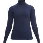 Marineblaue Rollkragen Damenpoloshirts & Damenpolohemden aus Polyester Größe XXL für den für den Frühling 