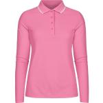 Pinke Langärmelige Röhnisch Langarm-Poloshirts für Damen Größe XS 