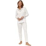 Beige Rösch Pyjamas lang aus Jersey für Damen Größe XL 