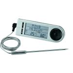 Silberne Rösle Küchenthermometer aus Edelstahl 