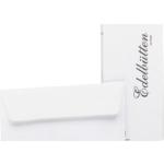Weiße Rössler Papier Briefumschläge ohne Fenster DIN lang aus Papier 20-teilig 