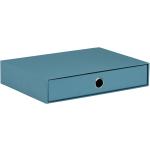 Blaue Rössler Papier S.O.H.O Schubladenboxen DIN A4 aus Papier 