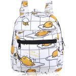 Roffatide Anime Gudetama der Lazy Egg-Rucksack Mini-Cartoon Tägliche Tasche All Over Printed Daypack Orange