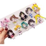 Sailor Moon Haarschleifen mit Pferdemotiv für Mädchen für Partys 