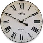 Schwarze Roger Lascelles Clocks Wanduhren aus MDF 